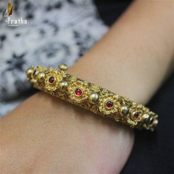 Traditional gold plated Kada