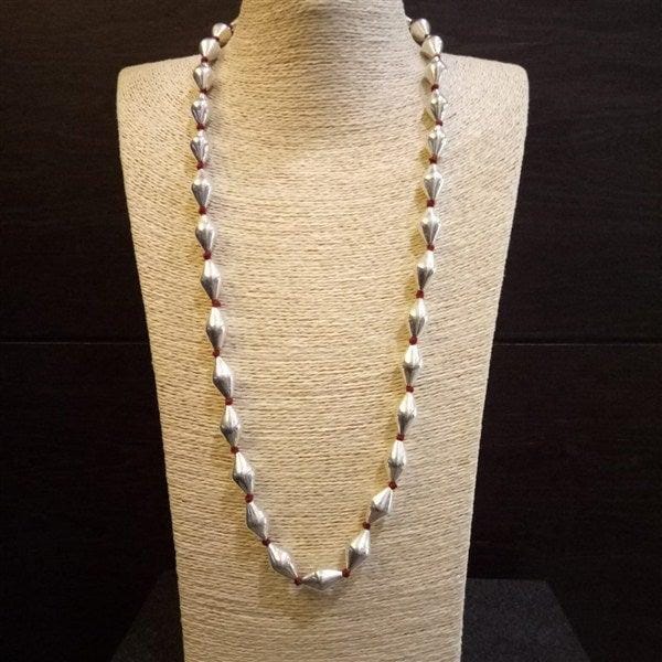 Niboli Beads With Red Thread Mala