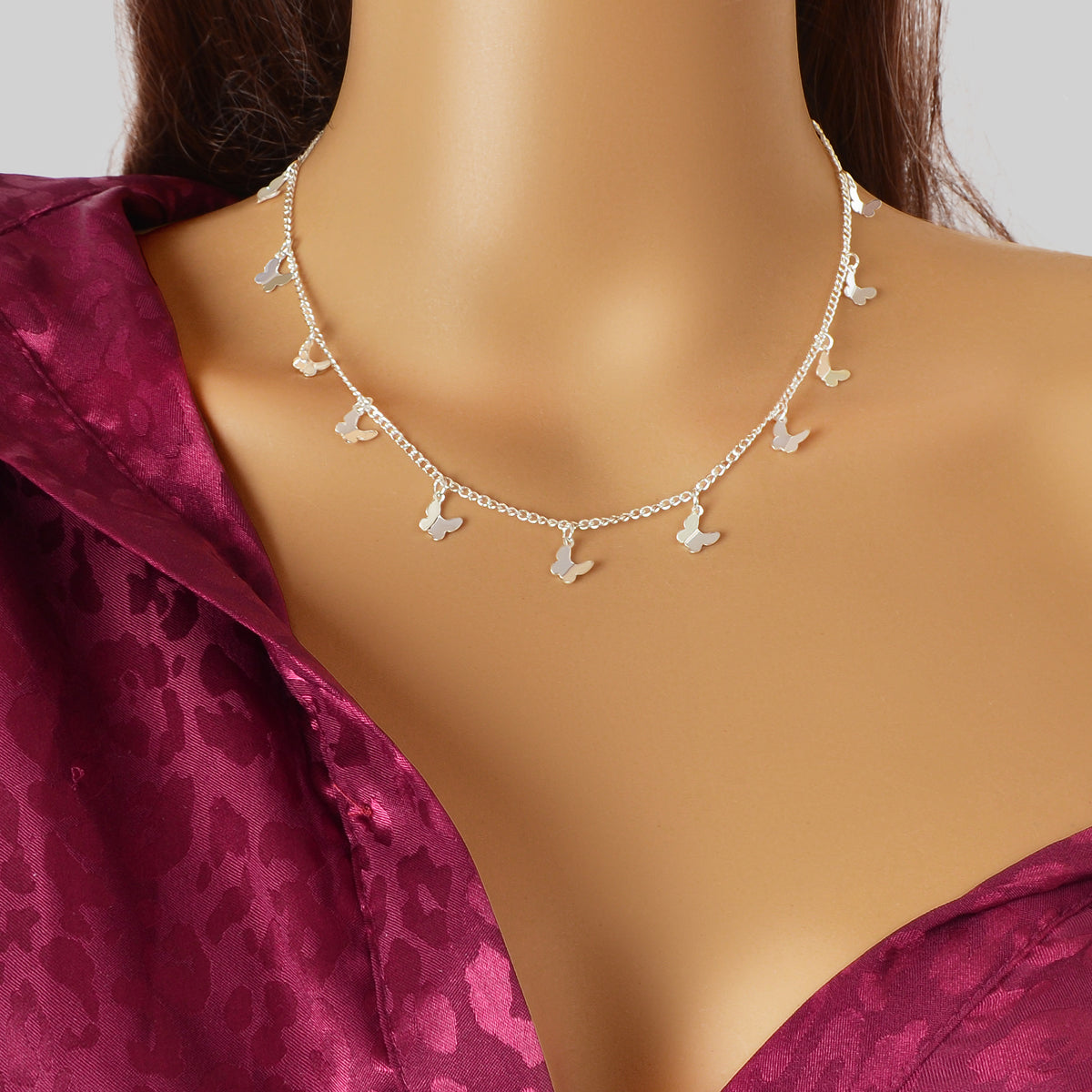 Shine Bright Necklace with Multiple Small Star Pendants Celestial Charm Jewelry