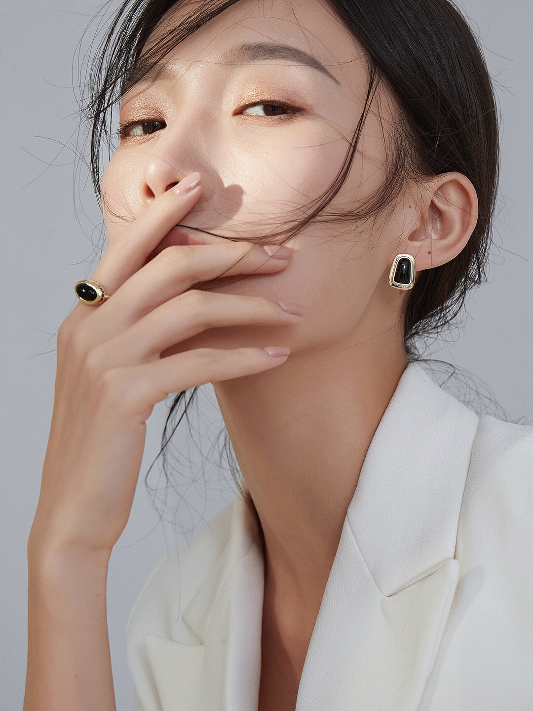 Black Onyx Oval Ring-2