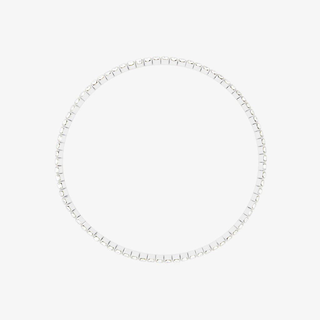 Stretchable tennis chain bracelet