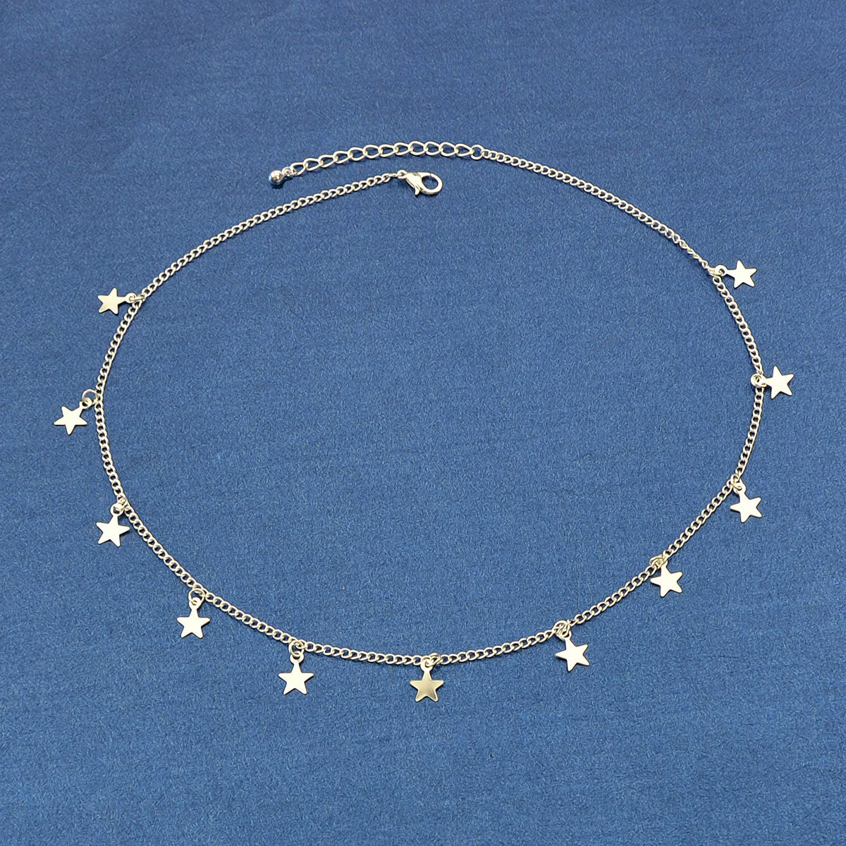 Shine Bright Necklace with Multiple Small Star Pendants Celestial Charm Jewelry