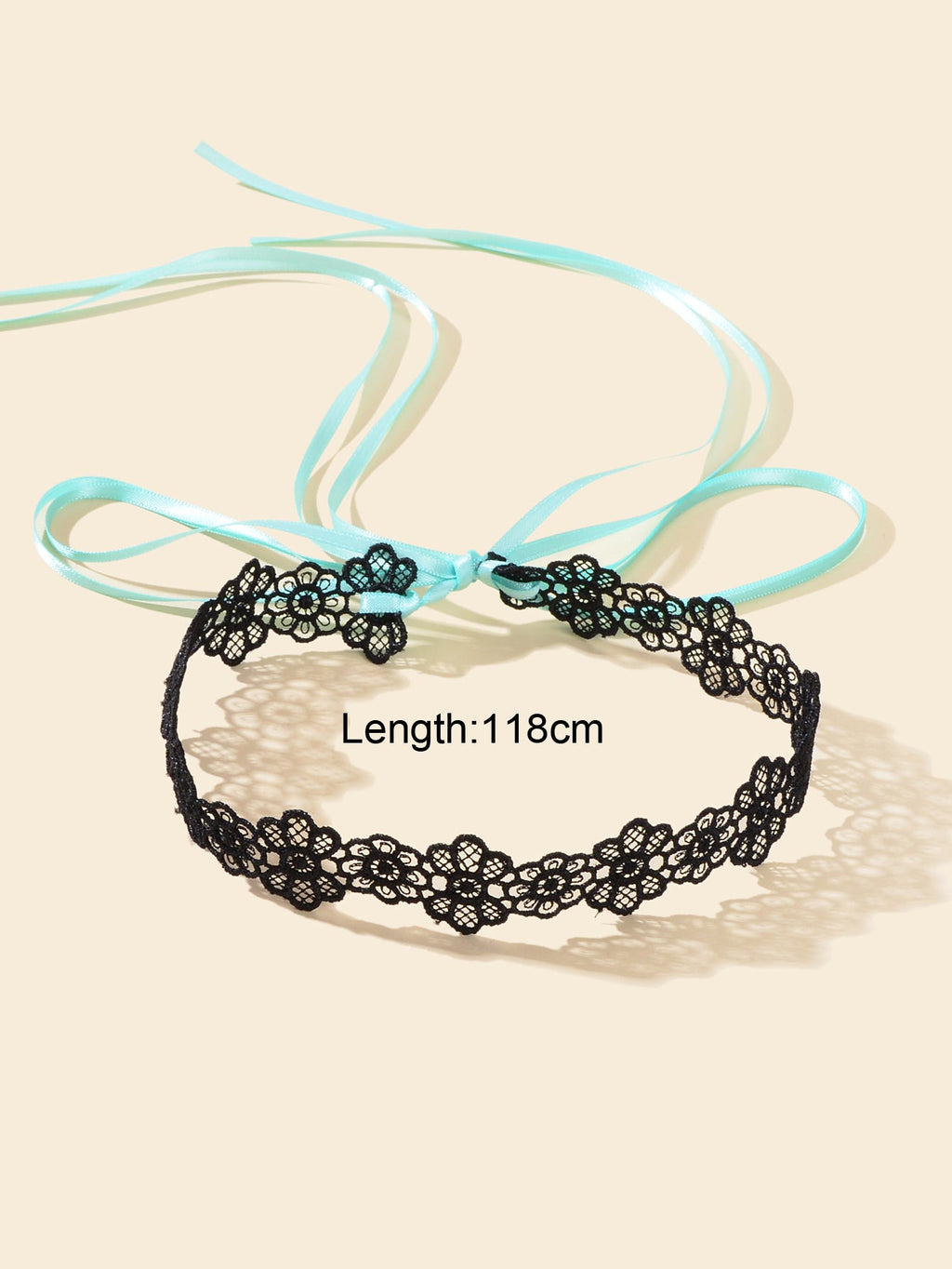 Halloween Retro Gothic Style Necklace Black Flower Lace Neck Chain Collar Choker