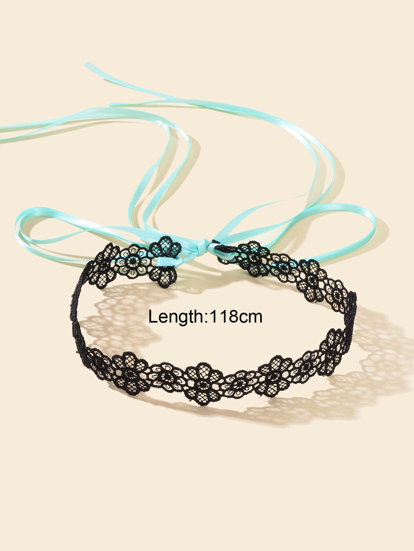 Halloween Retro Gothic Style Necklace Black Flower Lace Neck Chain Collar Choker