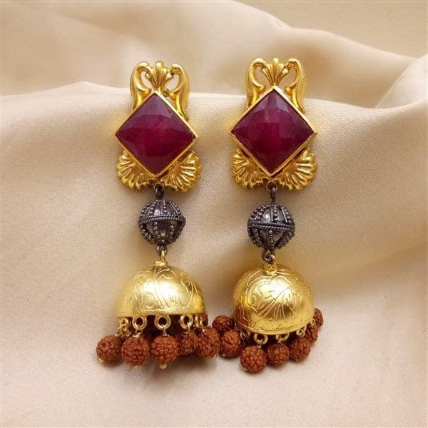 Dual Tone Jhumkas
