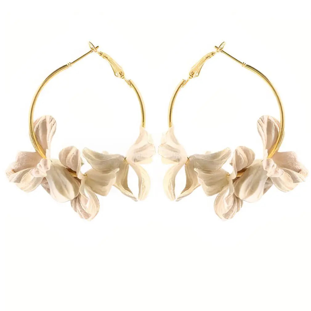 Aussie -White  Earrings