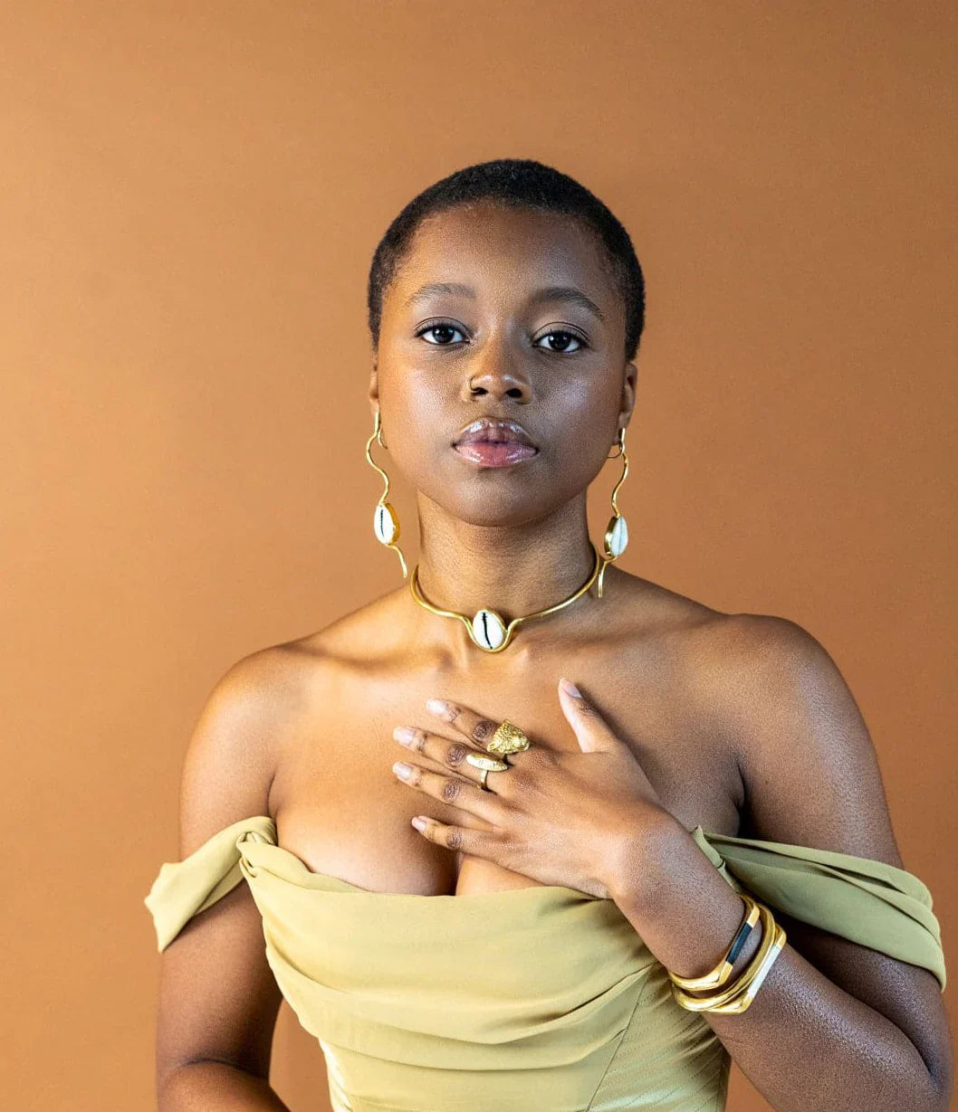 Furaha Recycled Brass Bangle