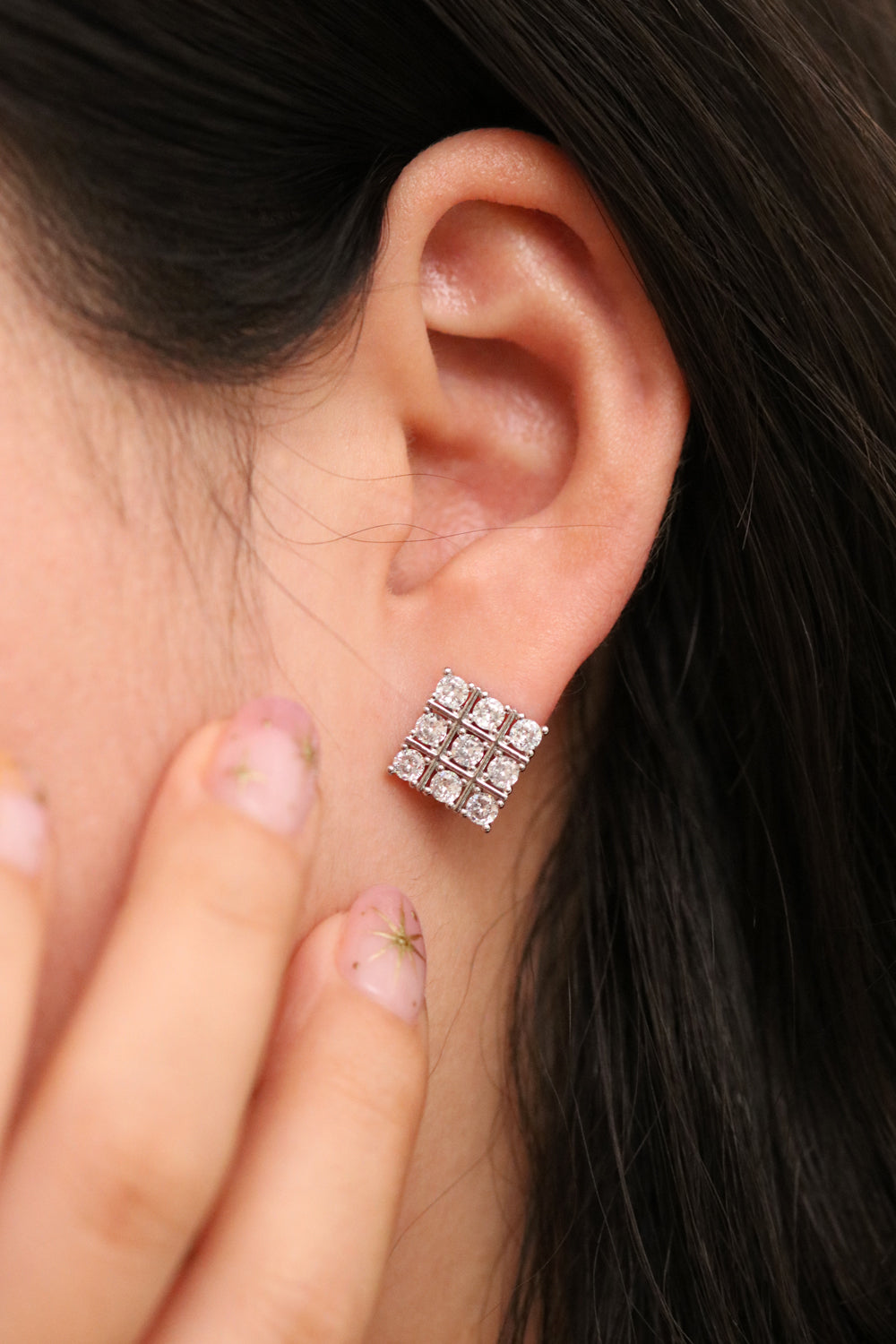 Cubic Diamond Shape Earrings-2