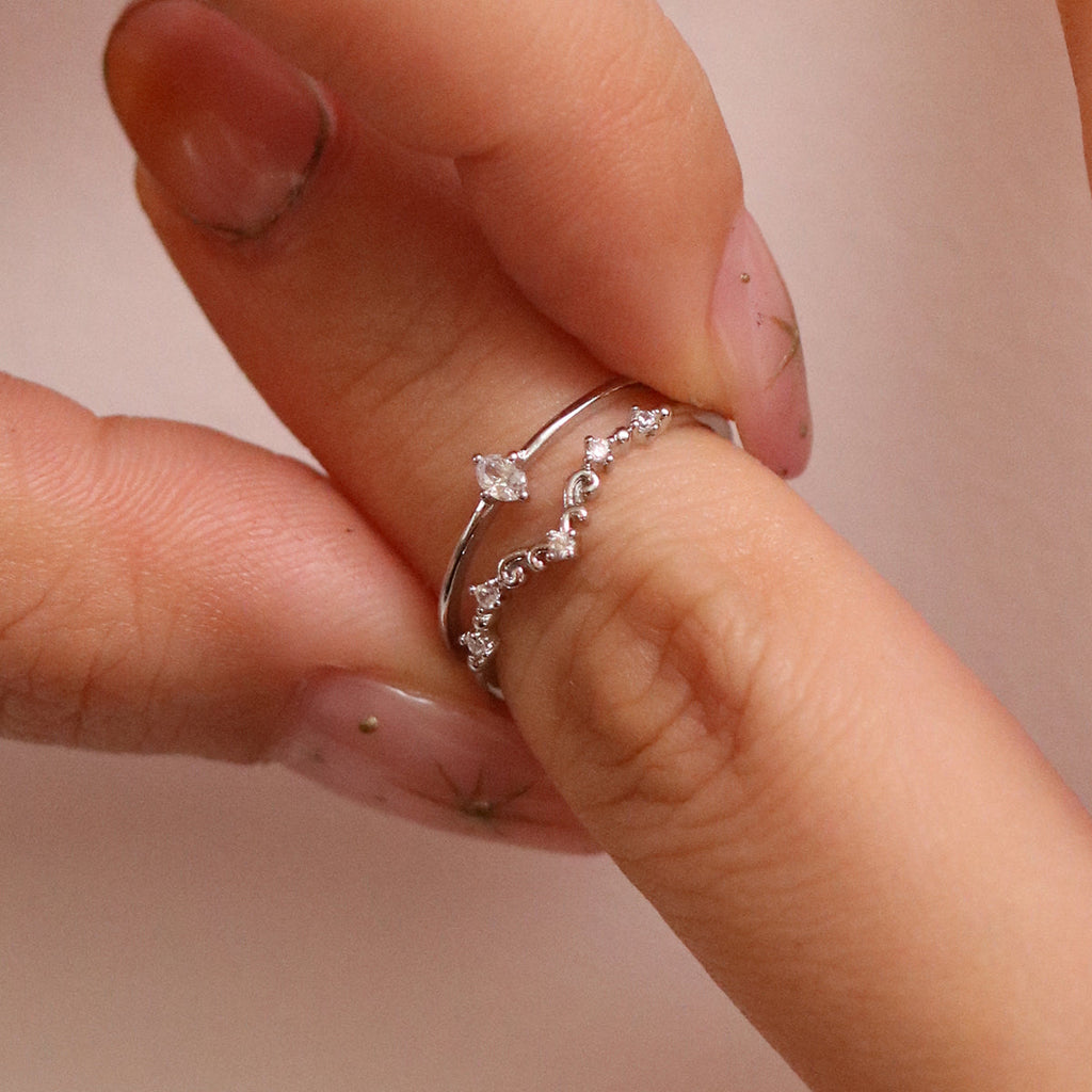 Cubic Harmony Layered Ring-3