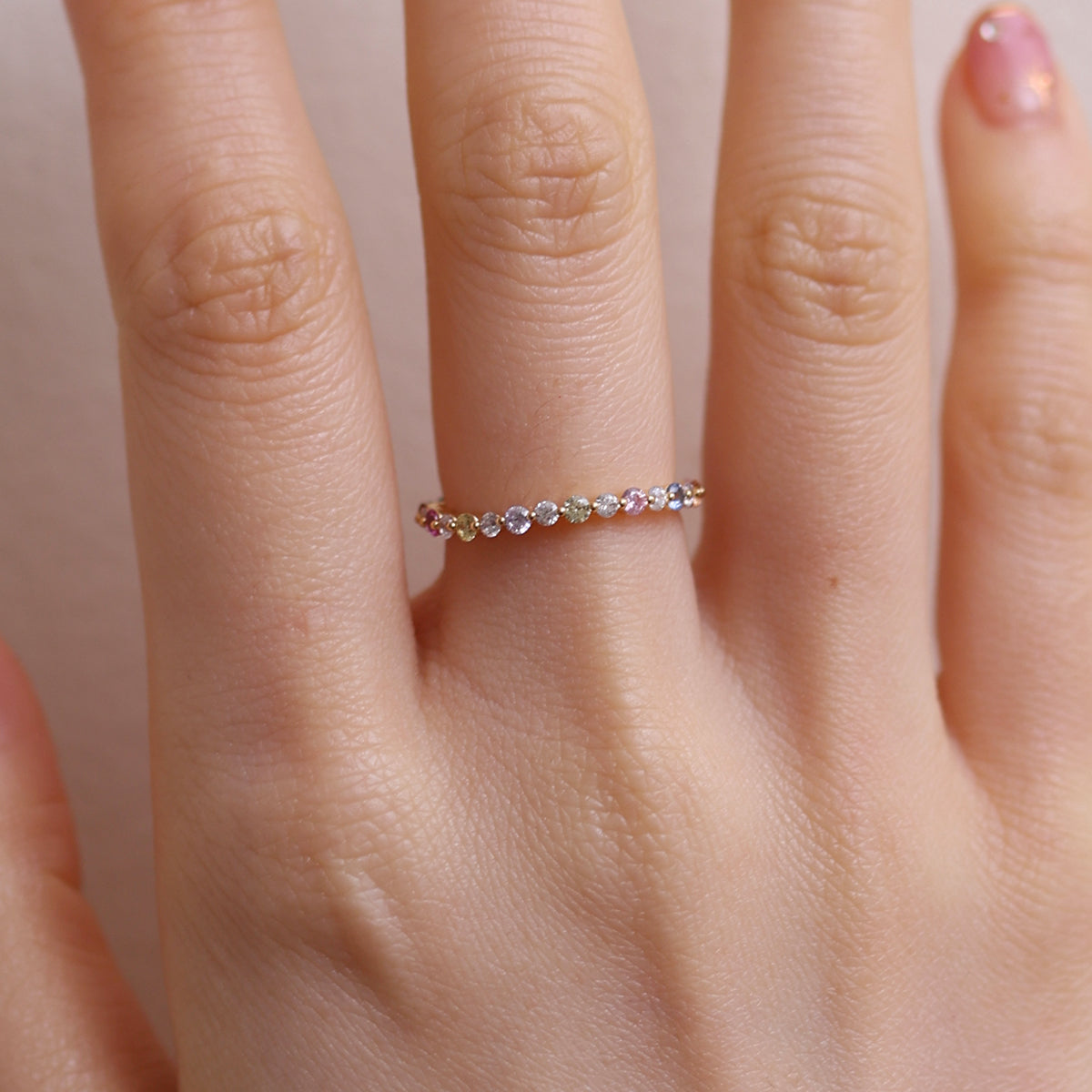 Colourful band ring-1