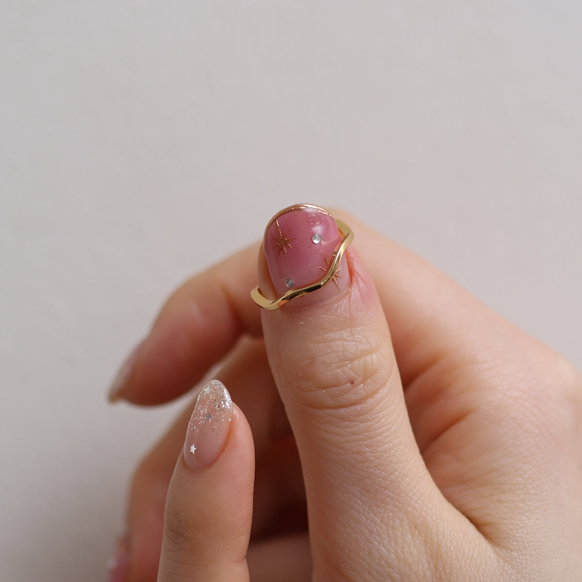 Minimalist Wave Ring