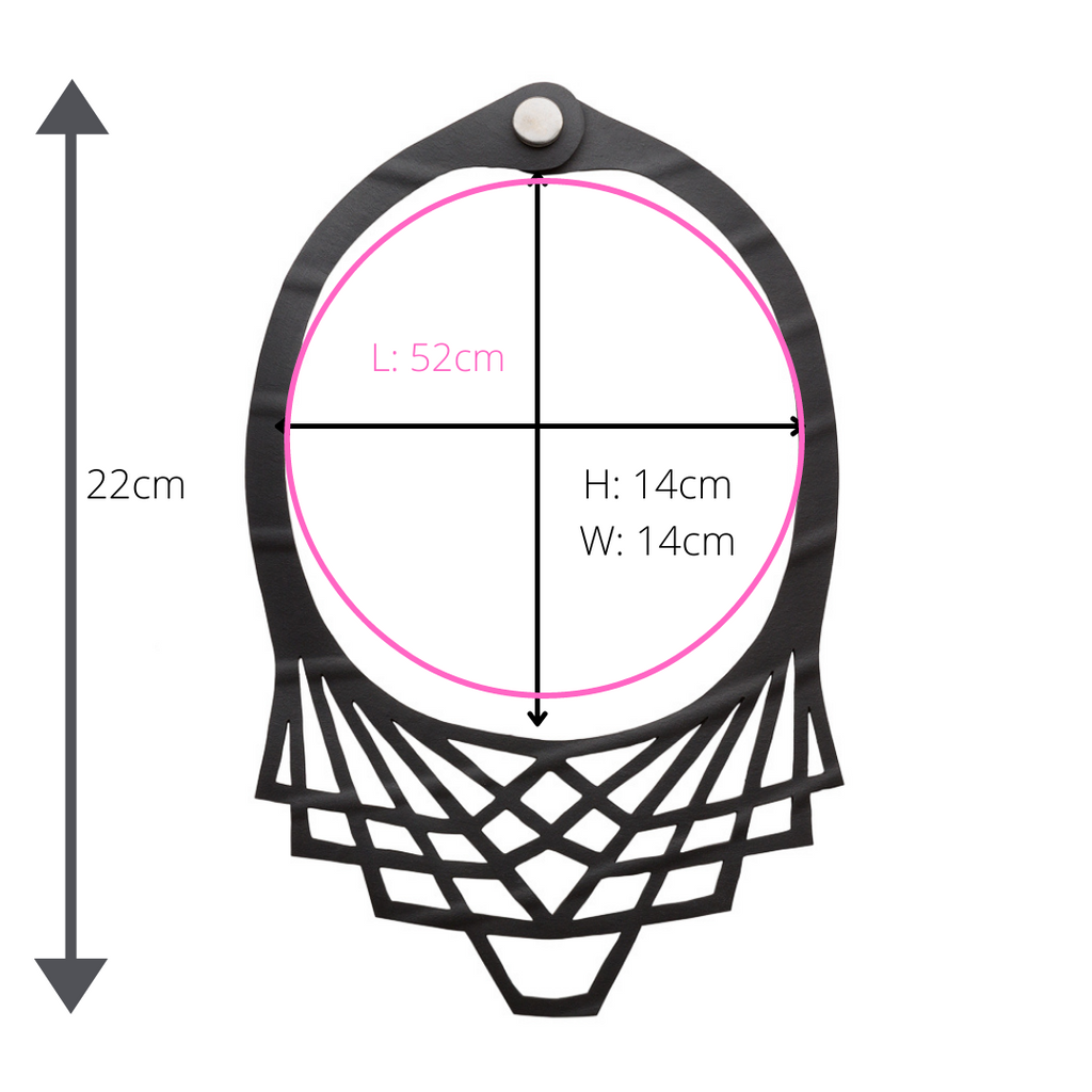 Origami Inner Tube Necklace