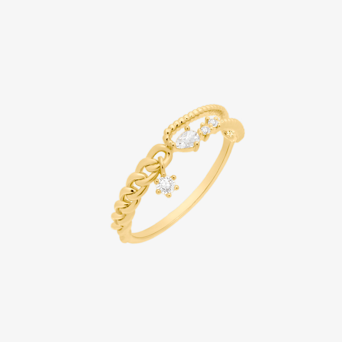 Cubic dangle chain ring-0