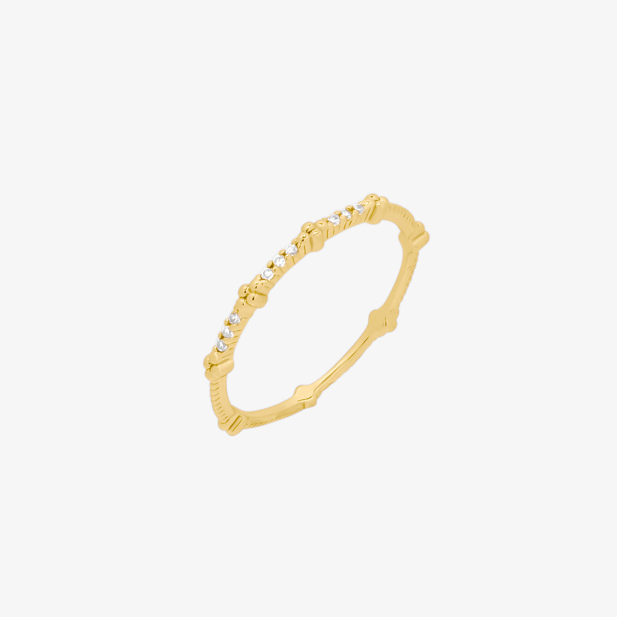 Dainty Cubic Band Ring-0