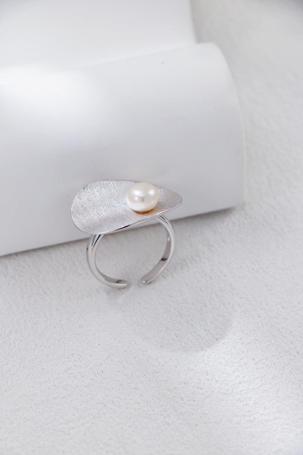Brushed Pearl Ring-1