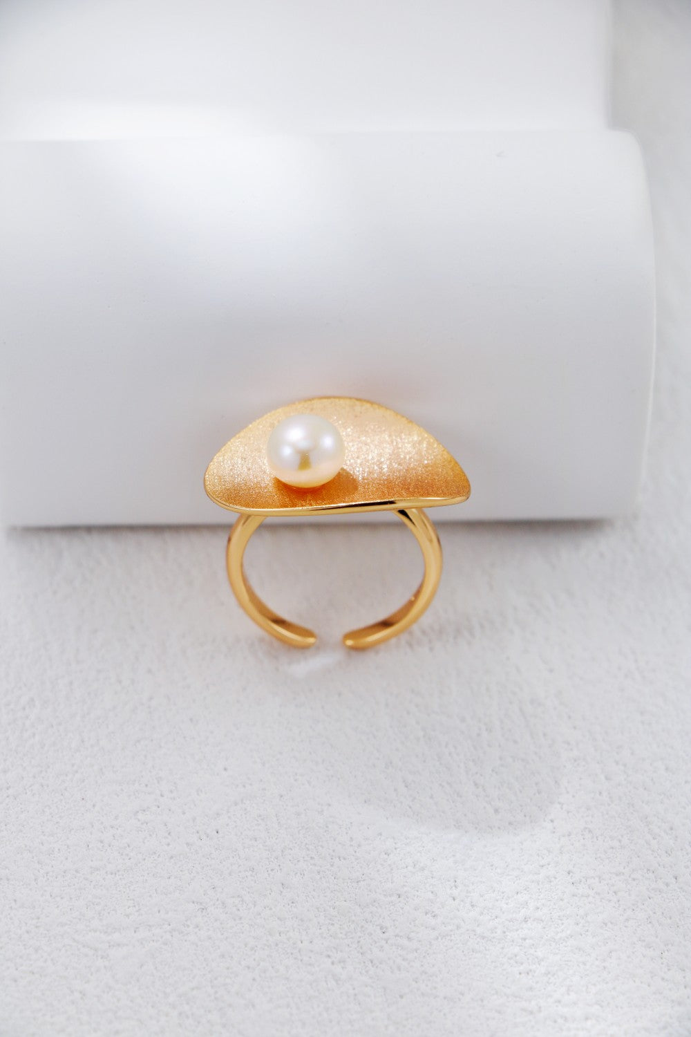 Brushed Pearl Ring-2