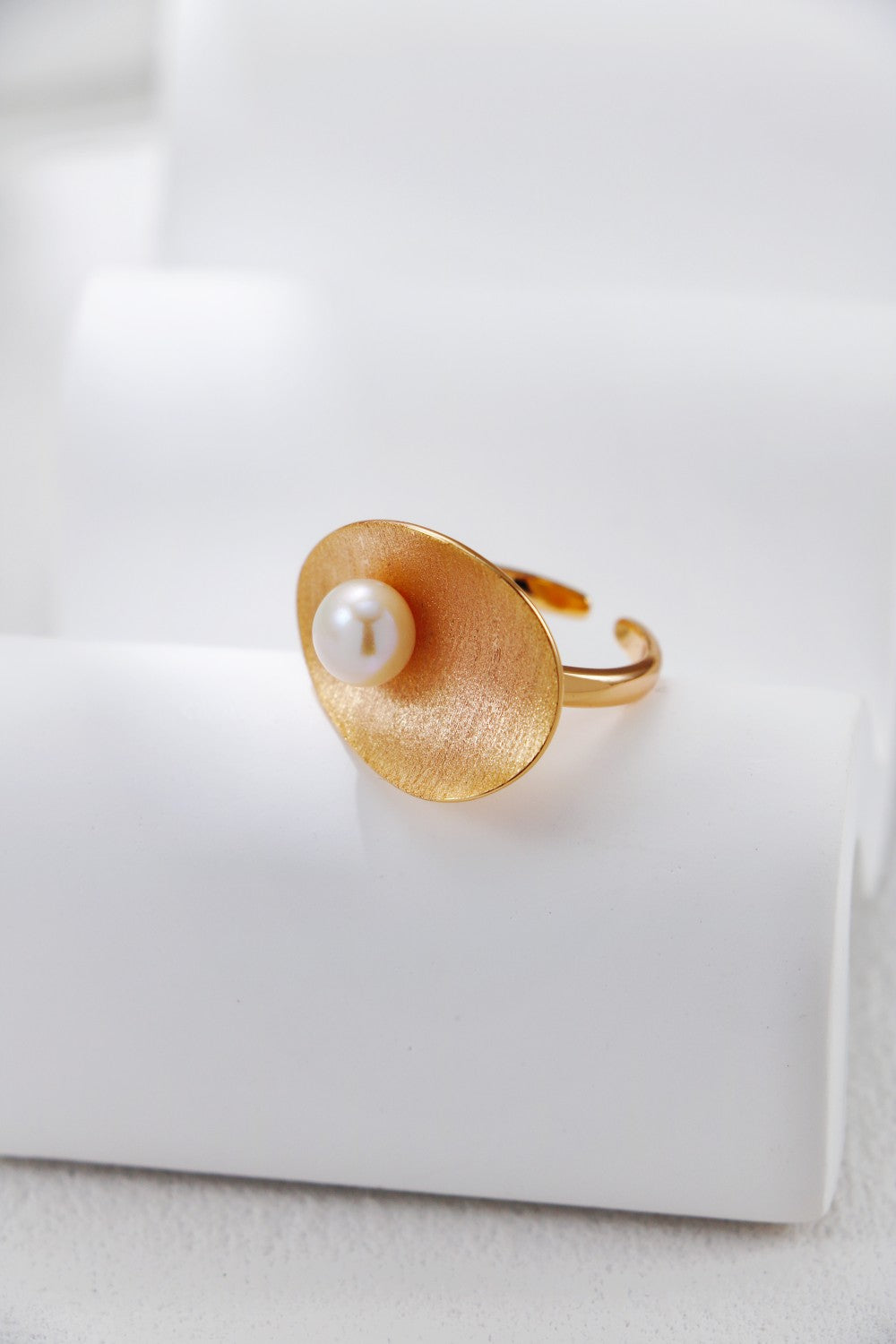Brushed Pearl Ring-3